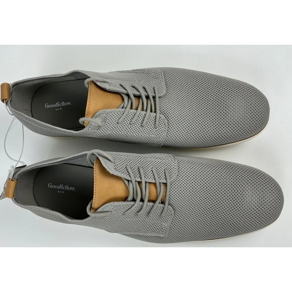 Goodfellow &‎ Co. Gray Knit Oxford Dress Casual Shoes Men's Size 12